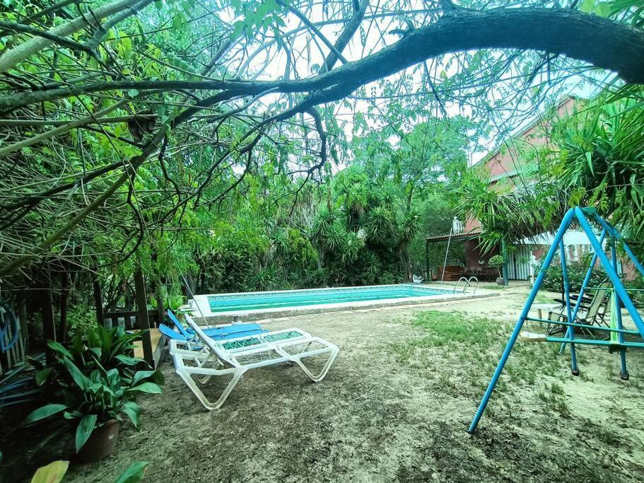 Casa Rural En El Campo Con Animales, Piscina Y Barbacoa Almodóvar del Río Exteriör bild